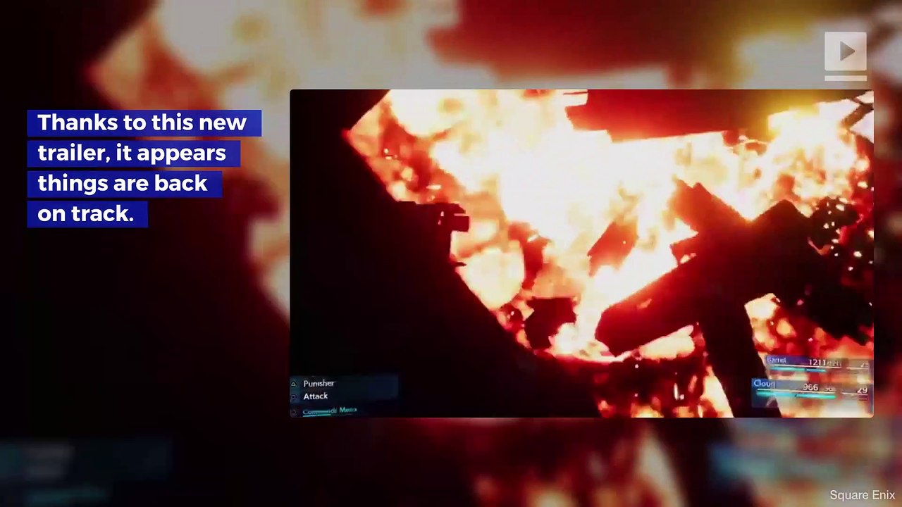 Square Enix Drops Teaser for 'Final Fantasy VII' Remake