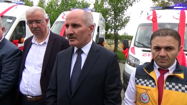 Karaman’a gönderilen 7 yeni ambulans göreve başladı