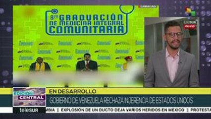 Pdte. Maduro reitera rechazo al bloqueo de EEUU contra Venezuela