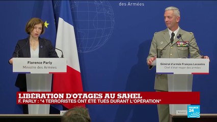 REPLAY - Otages libérés au Sahel : conférence de presse au ministère des Armées