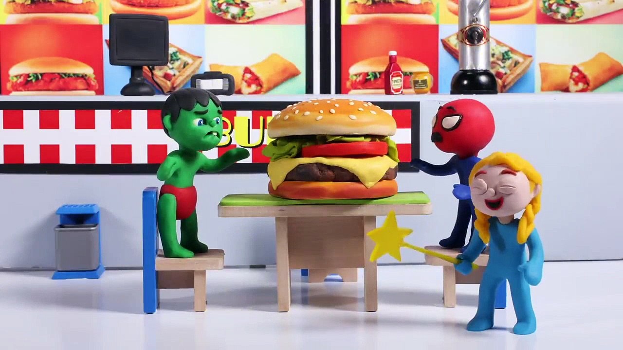 KIDS WEARING SUPERHERO COSTUMES  PLAY DOH CARTOONS FOR KIDS