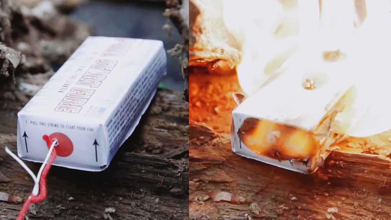 Start A Campfire With A Pull Of A String