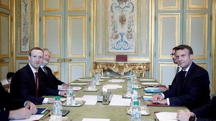 Macron y Zuckerberg negocian la manera de regular las redes sociales
