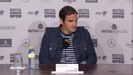 Madrid - Federer : "Des ajustements à faire pour Paris"