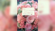María Pombo, ilusionada por las flores que recibe por su boda