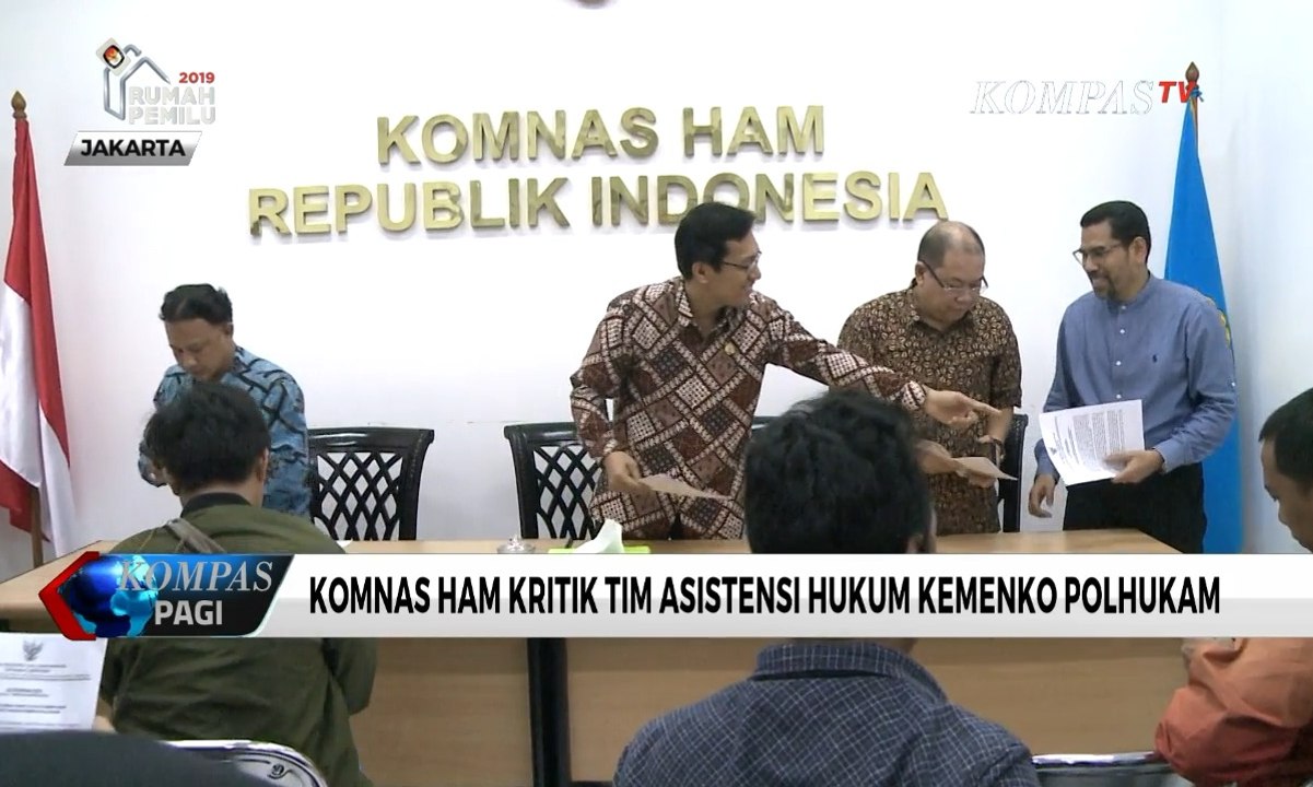 Komnas HAM Kritik Tim Asistensi Hukum Kemenko Polhukam