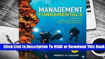 [Read] Management Fundamentals: Concepts, Applications, and Skill Development  For Trial