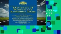 About For Books  Dictionary of Business and Economics Terms (Barron s Business Dictionaries)
