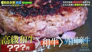 いただきハイジャンプ【牛肉料理の最高金額を調査!ハンバーグ_焼肉_ビフカツ!】 - 19.05.11