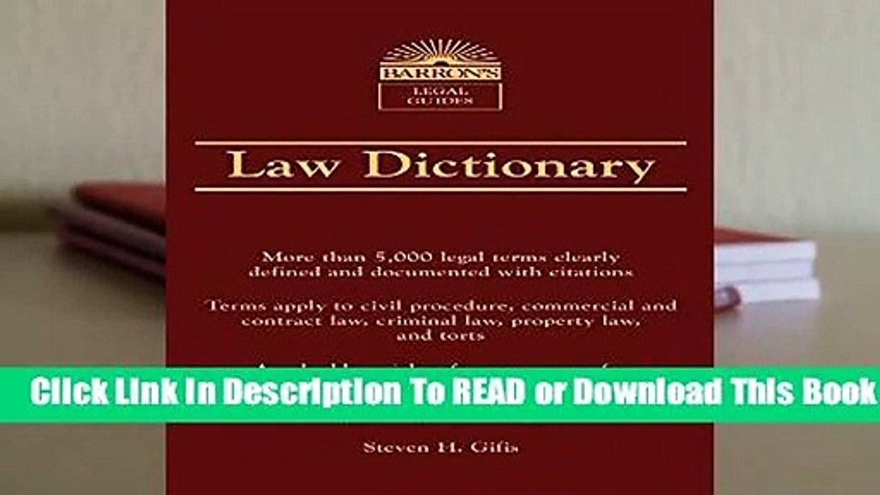 Barron s Law Dictionary  Best Sellers Rank : #2
