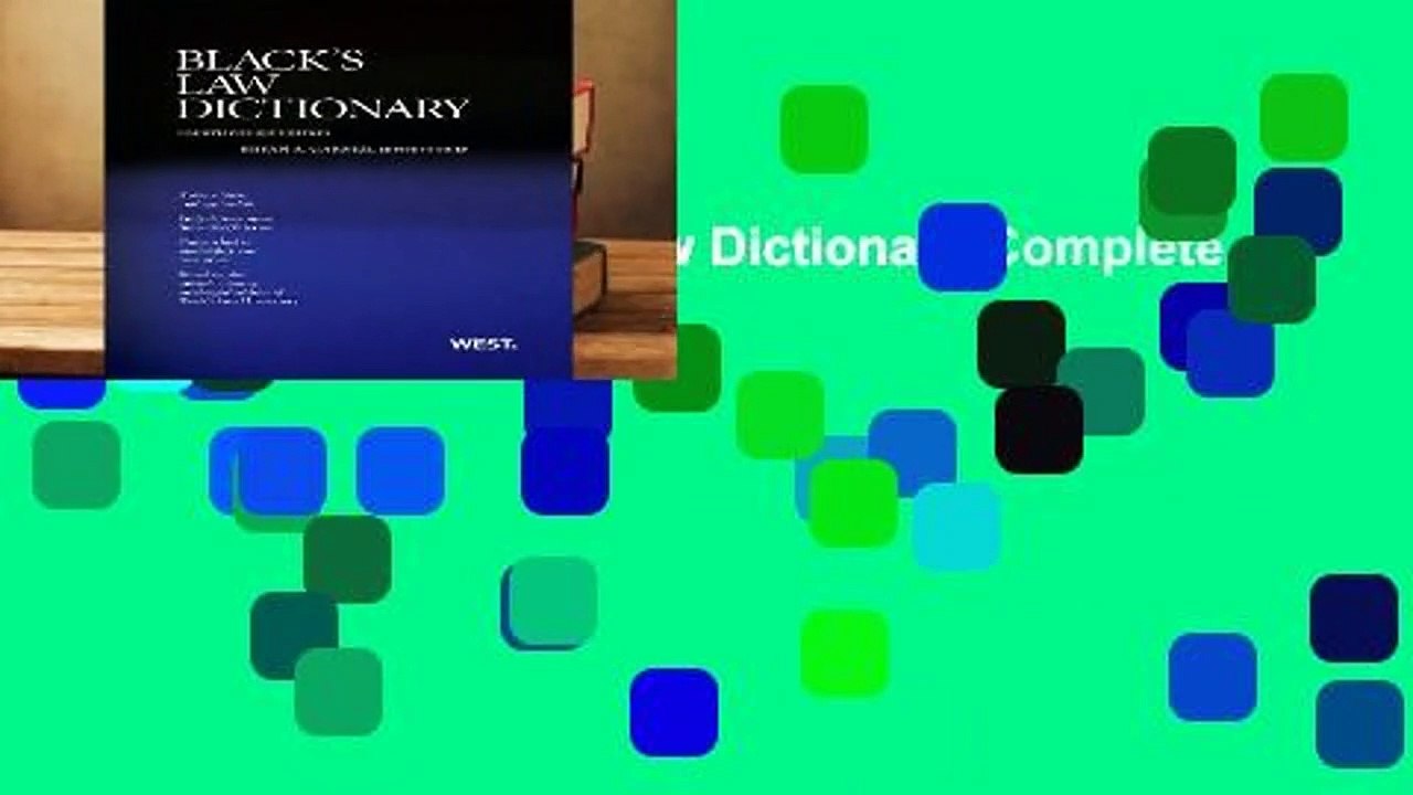Full version  Black s Law Dictionary Complete