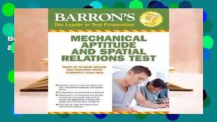 Best product  Barron's Mechanical Aptitude and Spatial Relations Test - Joel Wiesen