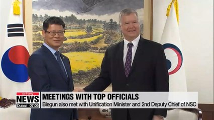 Biegun says door to dialogue still open for North Korea