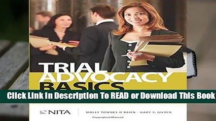 Trial Advocacy Basics (NITA)  Review
