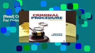 [Read] Criminal Procedure  For Online