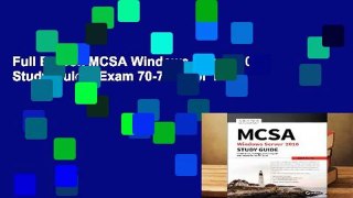 Full E-book MCSA Windows Server 2016 Study Guide: Exam 70-740  For Trial