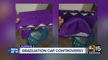 Valley teen risking high school graduation over cap controversy