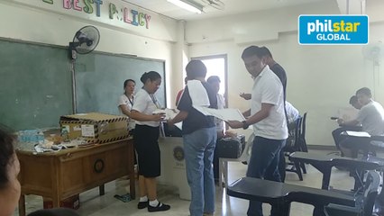 Nancy and Junjun binay cast their votes
