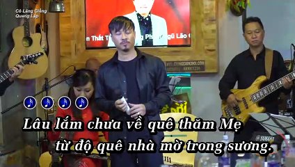 [Karaoke] Cô Láng Giềng - Quang Lập