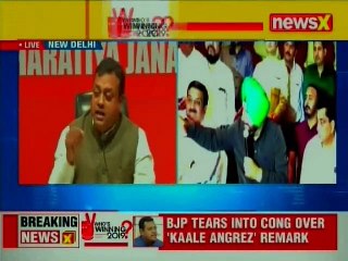 Скачать видео: Sambit Patra on Navjot Singh Sidhu calling PM Narendra Modi, BJP as 'Kaale Angrez' in Indore