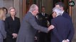 El Rey Juan Carlos con Pedro Sánchez y Felipe González a las puertas del Congreso de los Diputados