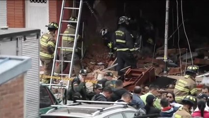 Una impresionante explosión en un edificio de Bogotá causa cuatro muertos