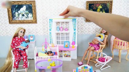 Barbie doll Nursery Room Playset Kamar bayi Barbie Quarto do bebê | Karla D.