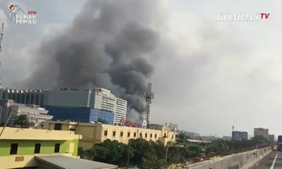 Kebakaran Lalap Permukiman Warga di Kampung Bandan