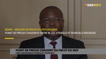 Bénin : point de presse conjointe entre M. Luc Eyrauld et Romuald Wadagni