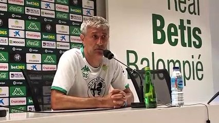 Quique Setién: "No Pienso a Largo Plazo, Tengo Un Año de Contrato Todavía"