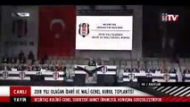 Beşiktaş Genel Kurulu’nda “Hak, Hukuk, Adalet” sloganı