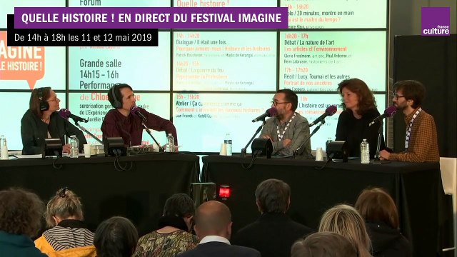 Quelle histoire ! Emission en direct du Festival Imagine à Beaubourg