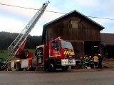 Pontarlier : les pompiers en exercice