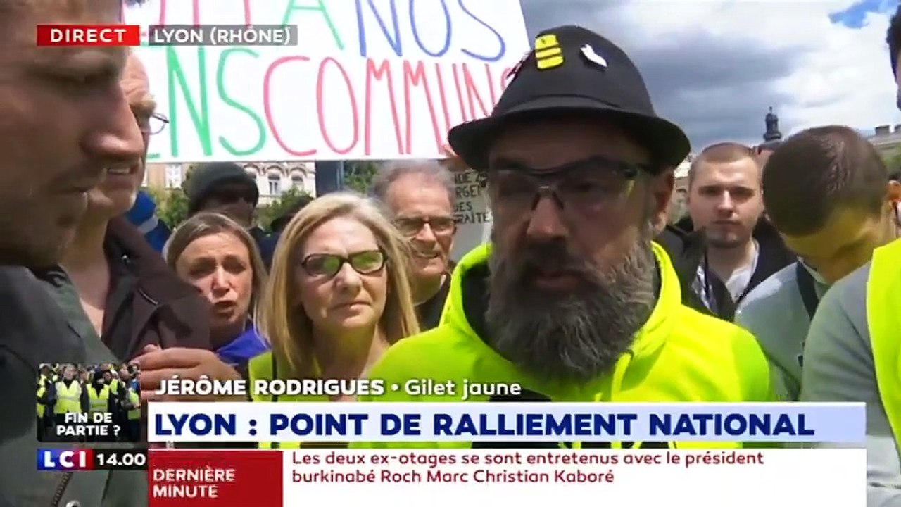 Jérôme Rodrigues à Lyon : "La mobilisation ne s'essouffle pas, c'est simplement un phénomène médiatique pour toujours mieux nous décrédibiliser"