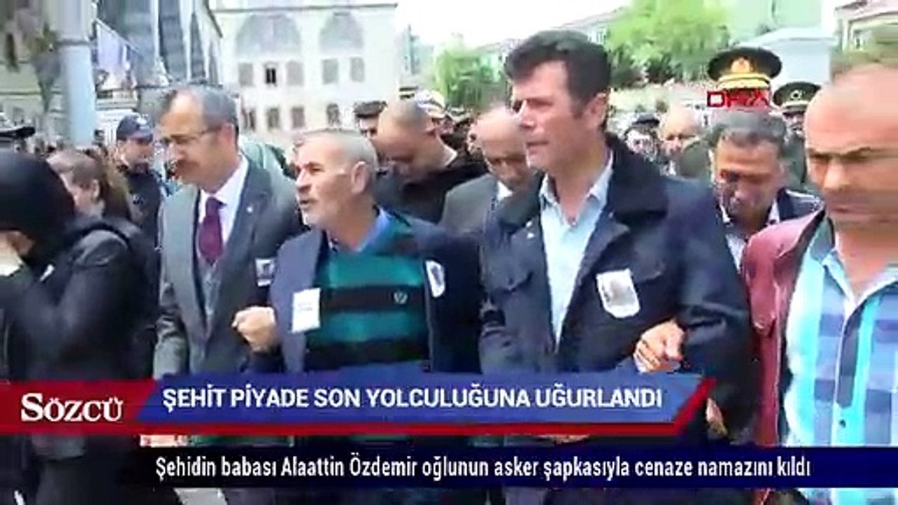 Şehit Piyade Sözleşmeli Er Hakan Özdemir son yolculuğuna uğurlandı…