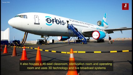 Take a look inside the world's only flying eye hospital