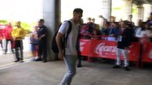 Sporting de Gijón - Lugo: Llegada del Sporting al Molinón