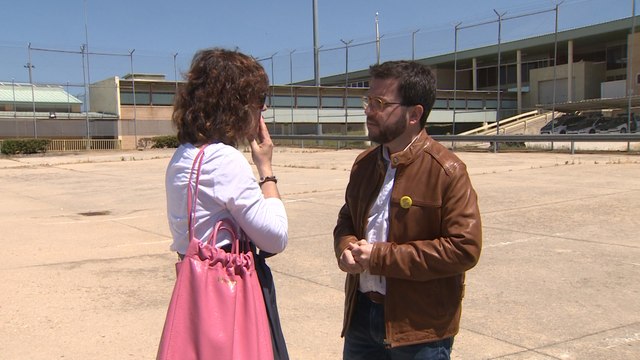 Aragonès visita a Oriol Junqueras en Soto del Real