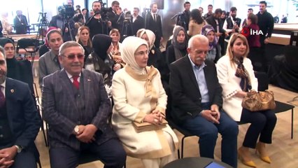Emine Erdoğan, Çamlıca Camiinde sergi açılışı yaptı