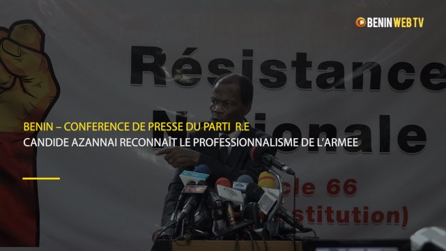 Bénin : Candide Azannaï reconnait le professionnalisme de l’armée