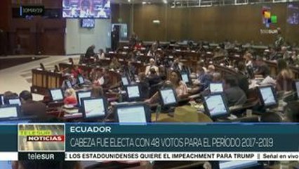 Ecuador: Asamblea Nacional elegirá a sus nuevas autoridades