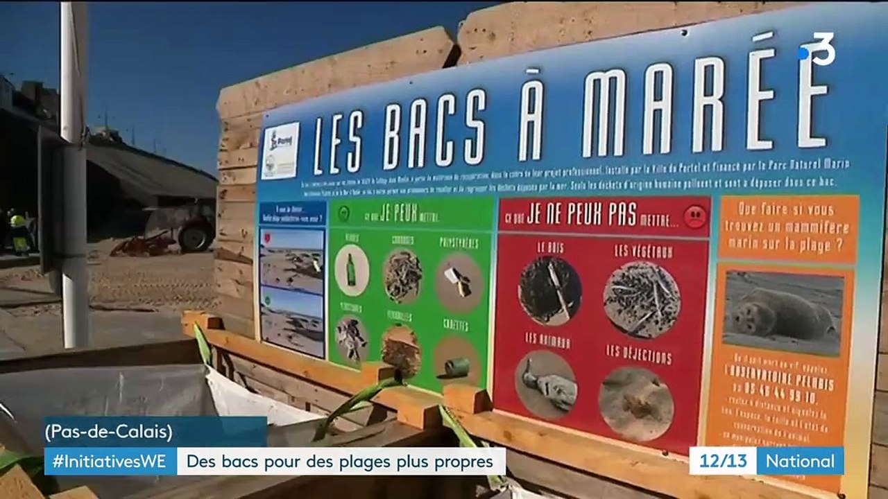 Environnement : des bacs pour des plages plus propres