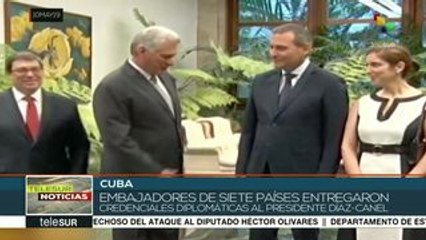 Download Video: Cuba: embajadores de 7 países entregan credenciales diplomáticas