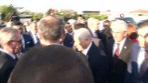 Devlet Bahçeli’yi MHP’liler Çamlıca Gişelerinde karşıladı