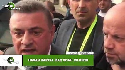 Hasan Kartal maç sonu çıldırdı! Otobüsü yumrukladı...