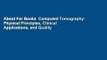 About For Books  Computed Tomography: Physical Principles, Clinical Applications, and Quality