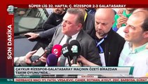 Çaykur Rizespor Başkanı Hasan Kartal'dan veryansın