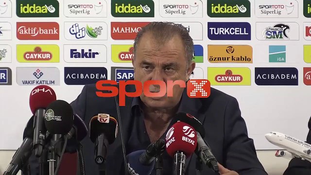 Fatih Terim'den Ç.Rizespor maçı yorumu