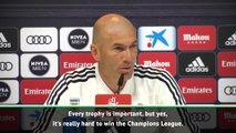 Real proud of Champions League wins, especially after this year's competition - Zidane