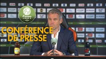 Conférence de presse FC Lorient - FC Sochaux-Montbéliard (0-0) : Mickaël LANDREAU (FCL) - Omar DAF (FCSM) - 2018/2019